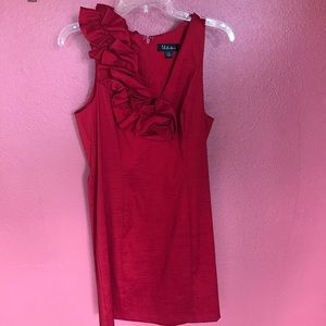 Festive Red Cocktail/Holiday Dress